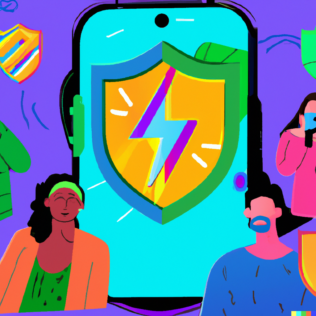 A vibrant illustration featuring a diverse group of people